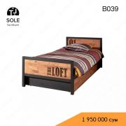 Односпальная кровать B039