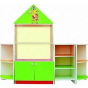 Шкаф для игрушек “Домик” ДМ-052