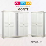 Шкаф двухдверный и 4хдверный коллекции «Monte» (Турция)