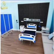 Кровать 2-x функциональная в комплект для больных Модель ID-CS-09