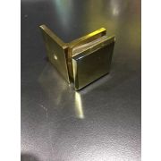 Стеклодержатель BL-Q10076 gold «стена-стекло» (коннектор, таблетка 90°)