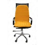 Ортопедический чехол для офисного кресла (желтый)