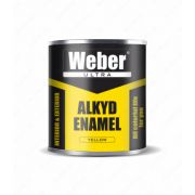 Алкидная краска«WEBER» (жёлтая) 0,9 КГ