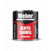 Алкидная краска«WEBER» (красный) 2,7 КГ