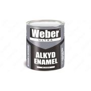 Алкидная краска«WEBER» (чёрная) 0,9 КГ