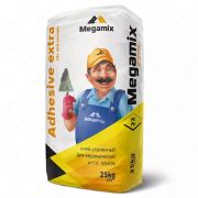 Клей усиленный для керамических плиток Megamix Adhesive extra, 25 кг