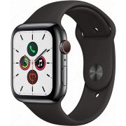 Смарт часы Apple Watch Series 5 44mm Stainless Steel (GPS + 4G) Black, Gold