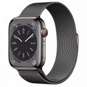 Смарт часы Apple Watch 8/45 Stainless Steel Milanese Loop