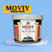 Декоративная штукатурка MOVIY TRAVERTIN, цветная, 25 кг