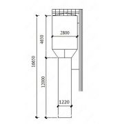 водонапорная башняV=25м3 Н=12м