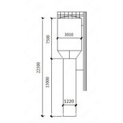 водонапорная башня V=50v3 H=15м