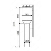 водонапорная башня V=15м3 Н=15м