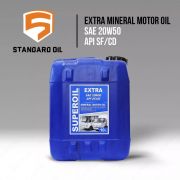 Минеральное моторное масло EXTRA MINERAL MOTOR OIL SAE 20W-50 API SF/CD