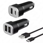 Зарядное устройство 2E Accessories АВТОМОБИЛЬНОЕ ЗУ 2E DUAL USB CAR CHARGER, POWER DELIVERY, QUICK CHARGE 3.0, 36W, BLACK