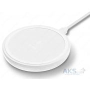 Беспроводное зарядное устройство Belkin Qi Wireless Charging Fast Pad, (10W), white + Сетевое ЗУ