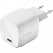 Сетевое зарядное устройство Belkin 30W USB-C CHARGER,GAN,WHT