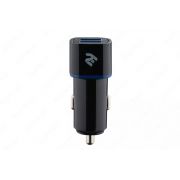 Зарядное устройство 2E Accessories АВТОМОБИЛЬНОЕ ЗУ 2E DUAL USB CAR CHARGER 2.4AX2.4A BLACK