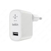 Сетевое зарядное устройство Belkin Mixit Metallic Home Charger (12W) USB 2.4A, white