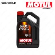 Моторное масло Motul 8100 ECO-LITE 5W-30 5л (Производство Франция)