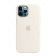 Силиконовый чехол Silicone Case with MagSafe Dark white для iPhone 12 Pro