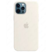 Силиконовый чехол Silicone Case with MagSafe Dark White для iPhone 12 Pro Max