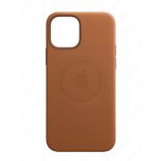 Кожаный чехол Leather Case with MagSafe Brown для iPhone 12 Pro