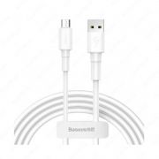 Кабель Baseus MINI White Cable USB/Micro-USB 2.4A 100см CAMSW-02