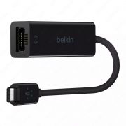 Адаптер Belkin USB-C - Gigabit Ethernet Adapter, black, 0.15 м (F2CU040btBLK)