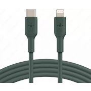 Кабель Belkin BRAIDED Lightning - USB-С, PVC, midnight green, 1 м (CAA003BT1MMG)