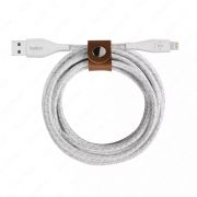 Кабель Belkin DuraTek Plus Lightning на USB-A, white, 1.2 м (F8J236bt04-WHT)