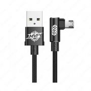 Кабель Baseus MVP Elbow microUSB 1.5A 2M Black CAMMVP-B01