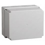 Коробка распаячная КМ41274 для о/п 240х195х165 мм IP55 (RAL 7035, кабельные вводы 5 шт) IEK
