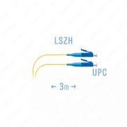 Шнур монтажный оптический LC/UPC-LC/UPC SM, 3 метра