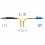 Патчкорд оптический LC/UPC-FC/UPC SM, 5 м