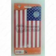 Виниловая наклейка Galaxy Note 2 Newmond Флаг США №Q3-006