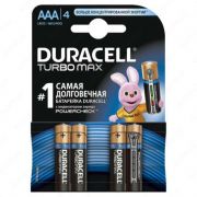 Батарейки DURACELL TURBO MAX ААА (4шт)