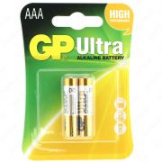 Батарейка GP ULTRA ALKALINE (LR03) AAA 2 в целофане