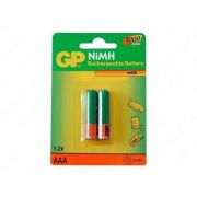 Аккумулятор GP NiMH 1.2V 1000mAh (R03) AAA ReCyko 2*BL