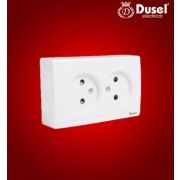 Розетка двухместная Dusel