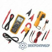 Fluke 1587KIT/62MAX+ FC — комплект мультиметр-мегомметр c функцией беспроводной связи + токовые клещи + инфракрасный термометр