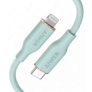Type-C кабель Anker PowerLine III Flow USB-C with Lightning Connector 3ft Green (A8662H61)