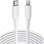 USB кабель Anker PowerLine III USB-C to Lightning 2.0 Cable 3ft White (A8832H21)