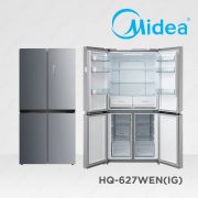 Холодильник Midea HQ-627WEN(белый стальный черный)