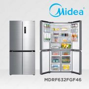 Холодильник Midea MDRF632FGF(Стальной Jazz Black Черное стекло)