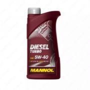 Синтетическое моторное масло Mannol DIESEL TURBO 5w40 API CI-4/SL 5л