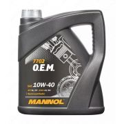 Полусинтетическое моторное масло Mannol 7702 O.E.M. for Chevrolet Opel 10W-40 API SL/CF 4л Metal