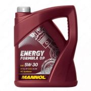 Синтетическое моторное масло Mannol ENERGY FORMULA OP SAE 5w30 API SL/CF 5 л