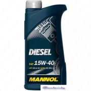 Минеральное моторное масло Mannol DIESEL 15w40 API CG-4/CF-4/CF/SL 1л
