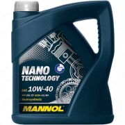 Полусинтетическое моторное масло Mannol NANO Technology 10W-40 API SM/CF 4л