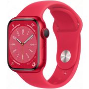 Смарт-часы Apple Watch Series 8 41mm (size S/M) (Black, Red)